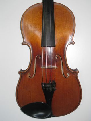 Alte Deutsche Geige Old Violin (heinrich Th Heberlein Anno 1899) Bild
