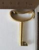 Alte Schlüssel 2 Stück Nr.  6 Schrankschlüssel Hohlschlüssel Möbelschlüssel 136 Original, vor 1960 gefertigt Bild 2