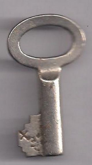 Uralt Schlüssel Schatullenschlüssel Hohlschlüssel Möbelschlüssel Kassette Ca.  4cm Bild