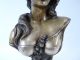 Antike Schwere Große Jugendstil Frauen Bronze Figur.  12 Kg 1900-1949 Bild 2