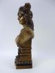 Antike Schwere Große Jugendstil Frauen Bronze Figur.  12 Kg 1900-1949 Bild 4