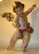 Putte Engel Große Figur Holzschnitzerei Blattvergoldet Ca 57 Cm Nr 02 Holzarbeiten Bild 1