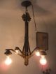 Deckenlampe Messing 4 - Armig Art Deco Antike Originale vor 1945 Bild 1