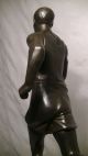 Alte Figur,  Skulptur,  Mann,  Athlet,  Sportler,  Läufer,  Marmor Sockel,  Antik 1900-1949 Bild 6