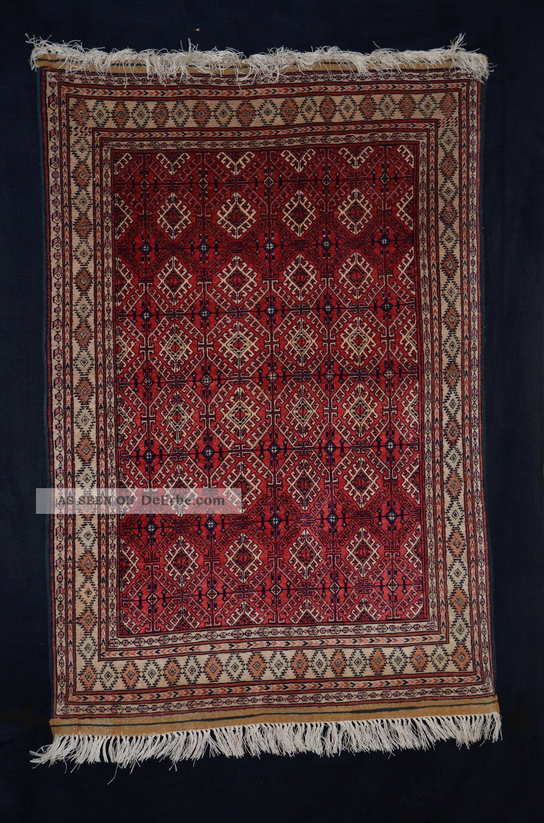 Alter Orientteppich Seiden Mauri Afghan 175x116 Silk Rug Tappeto Tapis Teppiche & Flachgewebe Bild