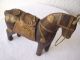 Antikes Origi.  Wunderschönes Holz - Pferd Mit Vielen Bronze/messing - Verzierungen Holzspielzeug Bild 10