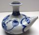 China Porzellan Kanne Vase Gefäß Krug Für Sake (?) Blaumalerei Gemarkt - Alt Asiatika: China Bild 6