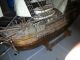 Altes Segelschiff Schiff Fregatte H.  M.  S.  Bounty Holz Handarbeit Gebaut Maritime Dekoration Bild 1