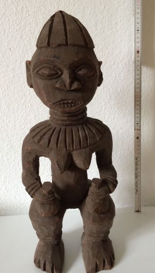 Alte Afrikanische Figur Der Fon Bangwa (kamerun) Bild
