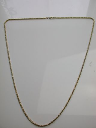 Lange Halskette Silber 925 Vergoldet Bild