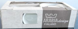 Arabia Finland Faenza Bf Braunen Blumen.  Kaffee Service/frühstück 4 Personen Bild
