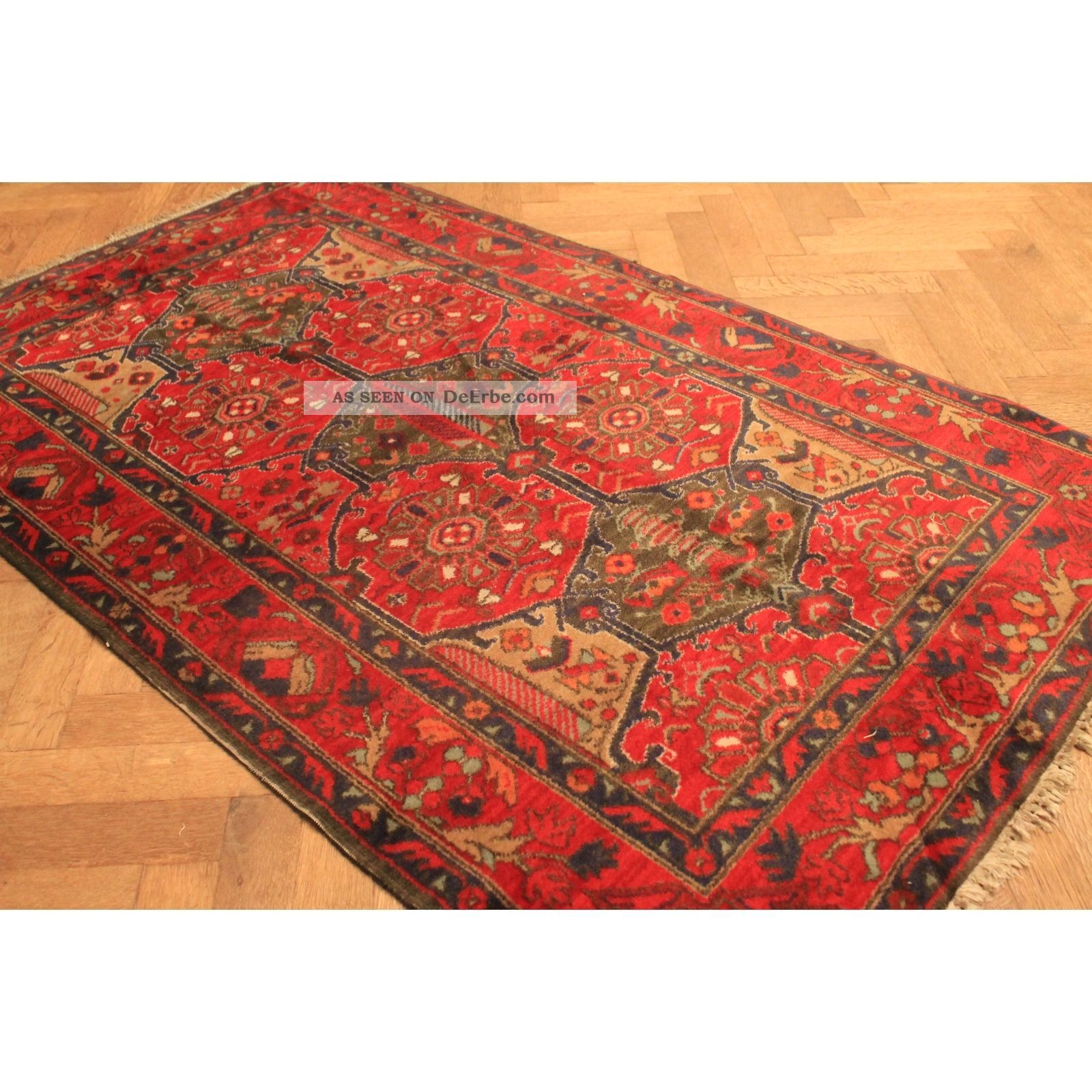Alter Gewebt Orient Teppich Kazak Bach Tiar Carpet Tappeto Tapis 130x210cm Old Teppiche & Flachgewebe Bild