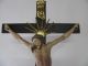 Standkreuz Kruzifix Christus Barock Mit Totenkopf Skulpturen & Kruzifixe Bild 2