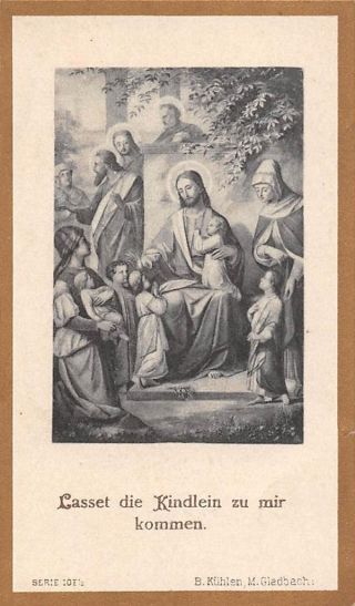 Fleißbildchen Heiligenbild Gebetbild Santini Holycard Andachtsbild 