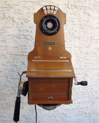 Wandtelefon,  Siemens & Halske,  Um 1906 Bild