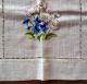 Bunte Blumen Tisch - Mittel - Decke Ca.  88x88 Cm Hohlsaum Handarbeit (12) Tischdecken Bild 5