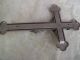 Vintage Antikes Standing Pedestrial Metal Wood Crucifix Cross Kreuz 25 Cm Skulpturen & Kruzifixe Bild 7