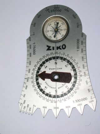 1939 Ziko Kompass - Kartenleser Mapreader Compass Wk2 Bild