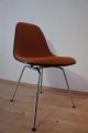 1von35 Herman Miller Vitra Side Chair Stuhl Fiberglas Hopsak Orange / Schwarz 1960-1969 Bild 9