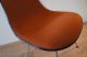 1von35 Herman Miller Vitra Side Chair Stuhl Fiberglas Hopsak Orange / Schwarz 1960-1969 Bild 1