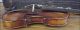 Antike Geige Im Koffer Mit 2 Bögen,  Dunkelbraun,  Uralt Musikinstrumente Bild 10