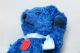 Schuco Tricky Blau Bär Nr.  09052 - Lim.  Ed.  388/500 - In Ovp (1997) Blue Bear Stofftiere & Teddybären Bild 4