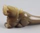Chinese Hetian Jade Carved Jade Pipe Asiatika: China Bild 3