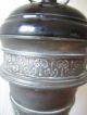 Leuchte Lampe Zinn Marmor Jugendstil Pokal 62cm Funktioniert Antike Originale vor 1945 Bild 3