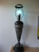 Leuchte Lampe Zinn Marmor Jugendstil Pokal 62cm Funktioniert Antike Originale vor 1945 Bild 5