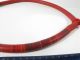 Strang Große Alte Bakelit Scheiben Rot 14mm Vulcanic Disk Trade Beads Afrozip Afrika Bild 1