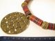 Schöne Ethnokette Alte Bakelit Togo Krobo Ghana Brass Beads C11 Afrozip Entstehungszeit nach 1945 Bild 2