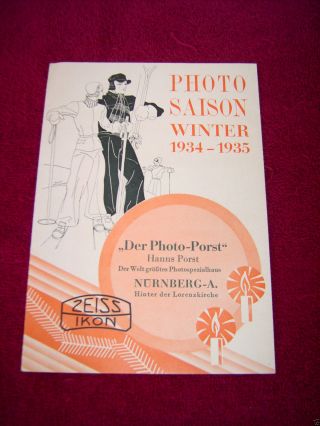 Photo Porst: Photo Saison Winter 1934 - 1935 Zeiss Ikon Bild