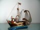 Fischkutter Schiffsmodell Florida Ana A.  D.  Usa Handarbeit 50er Skulptur Metall Nautika & Maritimes Bild 3