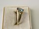 Traumhafter Ring Mit Rätselhaftem Blauen Stein Tropfenform Gold 585/14 Karat Ringe Bild 4