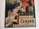 Maritim Plakat Poster Reederei Cunard Line,  Repro V.  Um 1920 - Rarität Nautika & Maritimes Bild 2