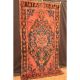 Antiker Handgeknüpfter Orient Blumen Teppich Sa Rug Lillian Old Carpet 250x130cm Teppiche & Flachgewebe Bild 1