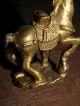 Glücksbringer Geld Symbol Auf Pferd Bronze Erfolg Job Reichtum Geld Horse Entstehungszeit nach 1945 Bild 1