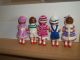 5 Aripüppchen Mit Neuer Kleidung Puppenstube Puppen Nostalgieware, nach 1970 Bild 1