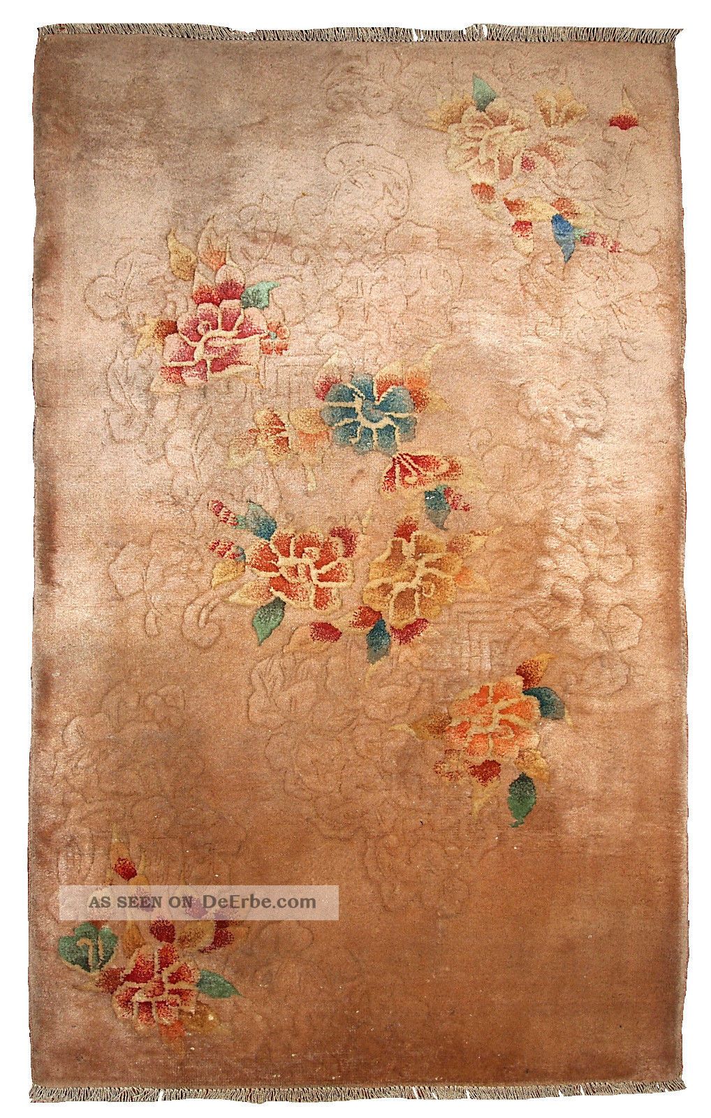 Antiker Chinesisch Art Deco Teppich Handgeknüpft 91cm X 149cm 1920 Teppiche & Flachgewebe Bild