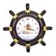 Maritim Steuerrad Wanduhr Uhr Steuerraduhr Boots - U.  Schiffssteuerrad Kunststoff Maritime Dekoration Bild 4