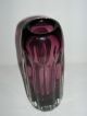 Schwere Massive Kristall - Vase Italien Murano? Überfang 1,  7 Kg 22 Cm Nachlass Kristall Bild 4