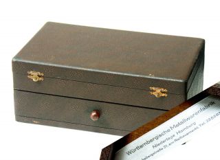 Antiker Wmf Besteckkasten - Koffer Für 6 Pers. ,  Leer,  33x20x13 Cm Mit Schublade Bild