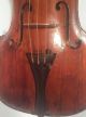 Alte Meister Violine Geige 4/4 Old Master Violin Grafeted Neck Lab Reichel 1729 Musikinstrumente Bild 2