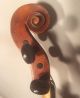 Alte Meister Violine Geige 4/4 Old Master Violin Grafeted Neck Lab Reichel 1729 Musikinstrumente Bild 5