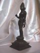 Antike Bronze Figur Indische Göttin 30 Cm Asiatika: Indien & Himalaya Bild 2