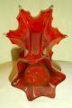 Murano Sommerso Glas Zipfelvase Vase Um 1960 - 6 - Armig - 34cm - 1600 Gramm Glas & Kristall Bild 4