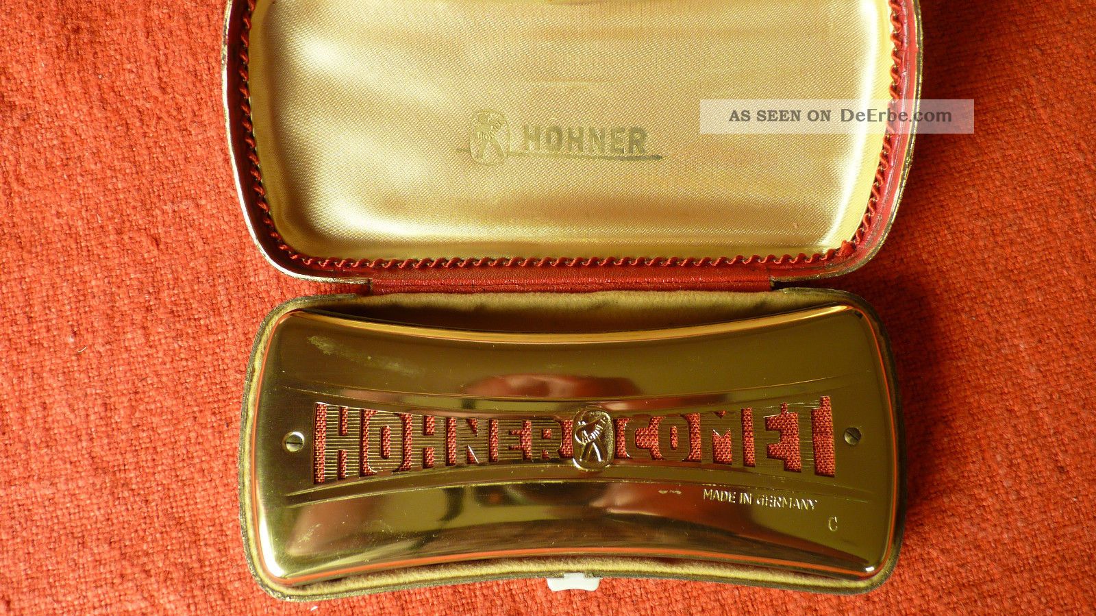 ältere Hohner - Comet Mundharmonika C/g - Dur Blasinstrumente Bild
