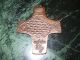Kreuz Kleines Wandkreuz Mit Jesus Auf Dem Weg Fisch Messing Ichthys 9,  5 Cm Metal Skulpturen & Kruzifixe Bild 1