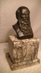 Schöne,  Alte Figur,  Skulptur Büste,  Kopf Mann 22 Cm 2,  5 Kg Eisernes Kreuz,  Antik 1900-1949 Bild 1