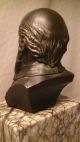 Schöne,  Alte Figur,  Skulptur Büste,  Kopf Mann 22 Cm 2,  5 Kg Eisernes Kreuz,  Antik 1900-1949 Bild 4
